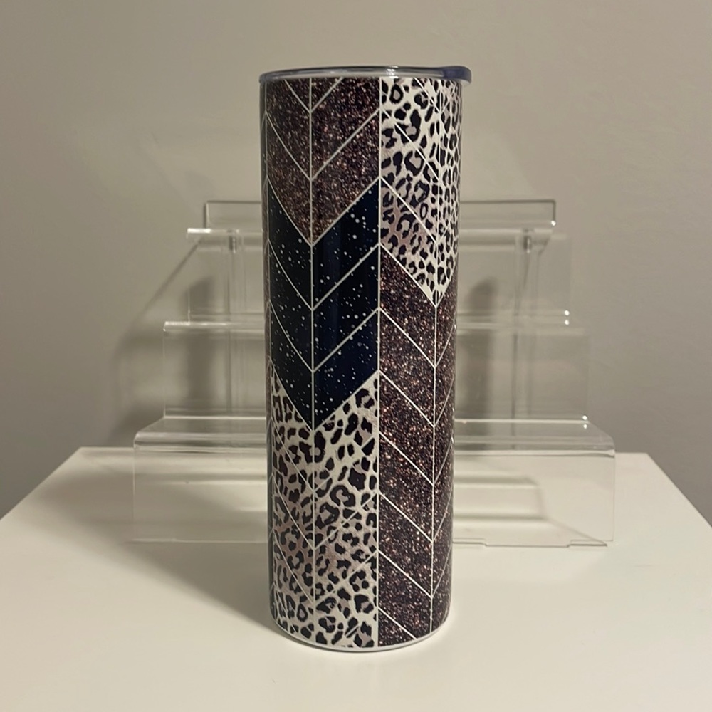 Chevron Animal Print Cup